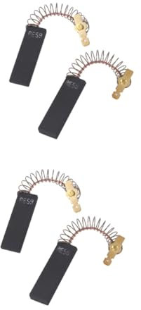 Zerodeko 4 Stück Waschmaschinenmotor Kohlebürste Waschmaschinenbürste Motorbürsten Motor laminierte Kohlebürsten Motorbürste aus Kohle Mikro elektrische Bürste Waschbürste