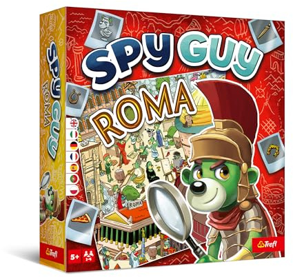 Trefl – Spy Guy Roma – Rom, kooperativt observationsspel, jättestor lekbräda, familjebrädspel vuxna och barn från 5 år