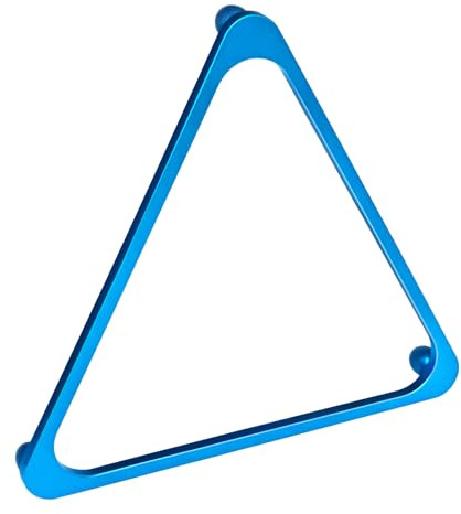 MoyanSuper Aluminum Alloy Pool Ball Rack Billiard Ball Triangle Rack for 2-1/4 Pool Balls, Pool Table Ball Holder Positioning Rack