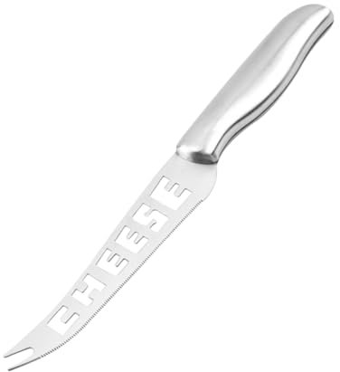 HORIALENCE Cuchillo de Queso y Inoxidable con Diseño Ergonomico y Dentado Utensilio de Cocina para Cortar y Esparcir para Restaurantes y Uso Doméstico