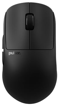 Pulsar Gaming Gears X2H CrazyLight Wireless Gaming Mouse, Medium, Jet Black