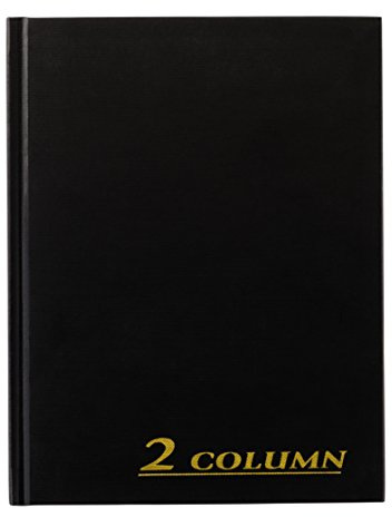 Adams Easy to Use Account Book, Black (ARB8002M)