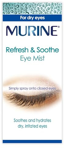 Murine Refresh & Soothe Eye Mist to Soothe and Hydrate Dry Eyes, 15 ml