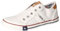 MUSTANG Damen Canvas Sneaker Weiß, Schuhgröße:EUR 41