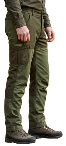 Mens Game Excel Ripstop Trousers | Waterproof | Breathable | Taped Seams (34) Olive