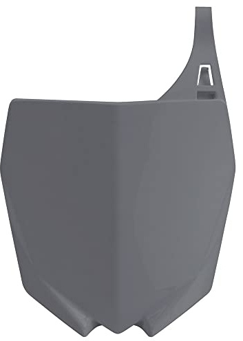 POLISPORT 8678400007 - Tabella portanumero replica OEM realizzata in plastica lucida resistente e durevole compatibile con le moto Yamaha in colore nardo grigio