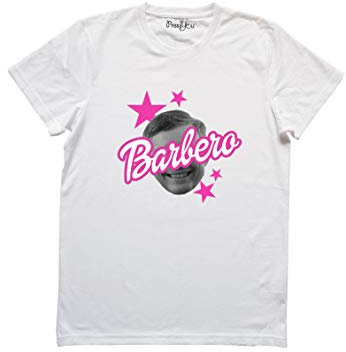 le herisson Maglietta Alessandro Barbero PY-Shirt-Barb-Bianca-XL-Uomo