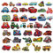 Woohome Patches zum Aufbügeln Bagger, Rennwagen, Feuerwehrauto, Auto Patch Sticker, 40 Stück Applique Flicken Patches für Kleidung Blumen Aufnäher Applikation Flicken Patches für DIY T-Shirt Jeans