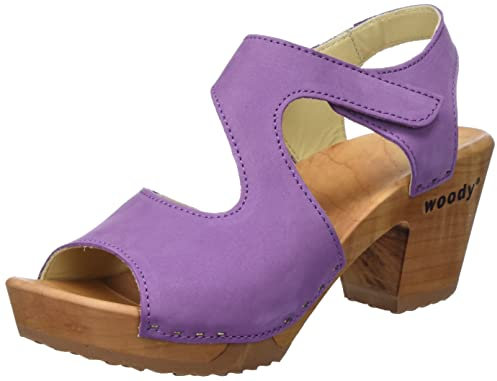 woody Damen Hannah Holzschuh, Flieder, 35 EU
