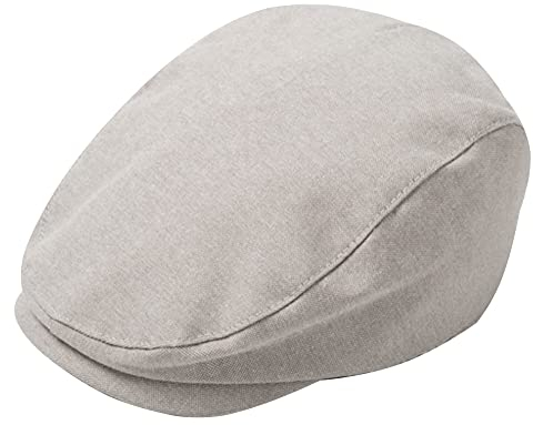 Happy Cherry Baby Jungen Schiebermütze Schirmmütze Kleinkinder Barett Cap Fotografie Kostüm Outfit Baskenmütze 0-12 Monate-Hellgrau