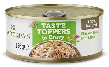 APPLAWS Dog Boîte de Rangement pour Poulet et Agneau en Sauce 12 x 156 g