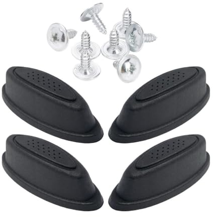 Ronyme Support latéral inférieur de Bagage, Pieds de Valise, Coussinet de Pied de Remplacement Premium, Support de Goujon inférieur de Bagage pour Toutes Les