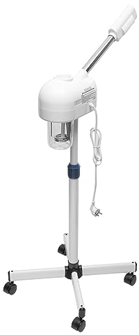 DSYOGX Macchina a spruzzo a freddo, 750 W, macchina di bellezza per sauna facciale, 50 Hz, evaporatore, 220 V, vaporizzatore per viso, pulizia pori, ozono, vaporizzatore per il viso, bianco