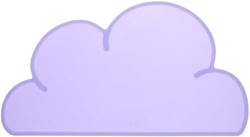 BESPORTBLE Pet Feeding Mat Silicone Placemat Wear-resistant Non-slip Heat-resistant Dog Food Mat Household Feeding Accessory Purple Suitable for Dogs