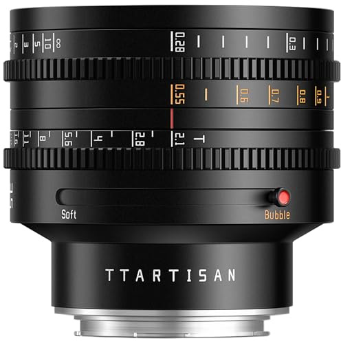 TTArtisan 35mm T2.1 Dual Bokeh Cine Lens for L-Mount Cameras, Full Frame Wide Angle Mirrorless Camera lens for Panasonic S1/S1R/S1H/S5M2/S9, for Sigma FP, FPL, BF, for Lecia SL, SL2, SL2-S, SL3, SL3-S