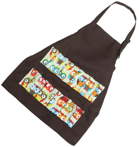 SHINEOFI Tablier Collecte Œufs avec Poche en Coton Polyester Taille Garçon et Filles Tablier pour Collecte Poulet et Canard Usage Ferme Cuisine Pratique et Résistant pour Cueillette