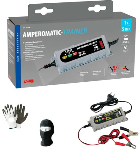Chargeur de batterie pour batterie au plomb, SM, gel et AGM de 4 à 120 Ah pour moto, scooter, quad bateaux camping-car compatible avec K TM 990 Adventure ABS mainteneur de courant 6/12 V-0,55/1 A ABS