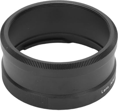 Generic Adaptador de Lente Versátil de 49 Mm para Cámara GR3X Lentes Auxiliares de Teleobjetivo Macro Gran Angular Instalación Suave Material Liviano de Aleación de Aluminio