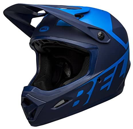 BELL Transfer Adult Full Face Bike Helmet - Matte Blue/Dark Blue (2023), Medium (55-57 cm)