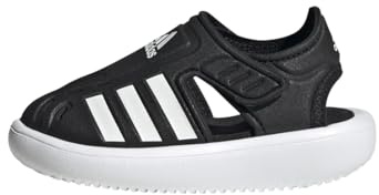 adidas Mixte bébé Closed-Toe Summer Water Sandals, Core Black / Cloud White / Core Black, 21 EU