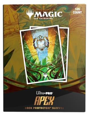 Ultra Pro: Magic The Gathering: Aetherdrift: 105ct Apex Deck Protector Sleeves Serialized Card: The Aetherspark