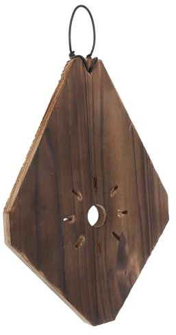 HEMOTON Fioriera Sospesa da Parete in Legno per Piante e Felci Corna Supporto per Piante Verticali Facile da Installare per e Esterni