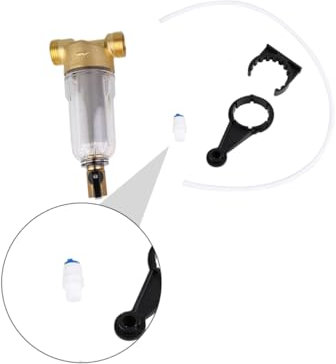 TOYANDONA Filtro De Agua para Prefiltro Retrolavado Filtro De Sedimentos Acero Inoxidable Resistente Corrosión
