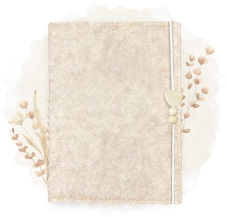 Funda para pasaporte de maternidad de fieltro con banda elástica y cuentas de madera – Funda protectora para pasaporte de maternidad, cuaderno de exámenes y documentos – Elegante organizador para