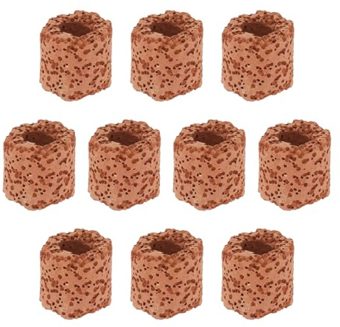 Gatuida Anillos de Fijación para Plantas Acuáticas 10 Unidades Soporte Práctico y Duradero para Acuarios Accesorio Adecuado para Contenedores y Fijación de Flora Acuática Peceras