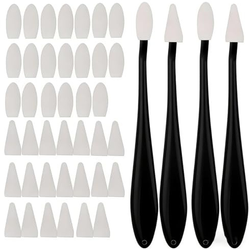 JYNXOR 4x Kit da Gomma Pane Gomma per Schizzi, con 40 Teste Spugne Disegno Professionale Forniture Artistiche per Pittura Schizzo, Tortillons per Ombreggiare, Dettagliare e Correggere i Disegni, Nero