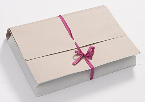 Exacompta - Ref 239Z - Guildhall - Croydon Legal Wallets, 315gsm Heavyweight Manilla, Pre-Printed Front Cover, Suitable for A4 & Foolscap Documents - Pack of 25