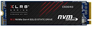 PNY XLR8 CS3040 M.2 NVMe Gen4 x4 Internal Solid State Drive (SSD) 2TB, Lesegeschwindigkeit bis zu 5600 MB/s, Schreibgeschwindigkeit bis zu 4300 MB/s