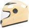 Vollgesichts-Motorrad-Straßen-Fahrradhelm mit abnehmbarem Winterhalstuch DOT/ECE-zugelassener Motorrad-Moped-Rennhelm mit Visier für Männer und Frauen,Beige,One Size