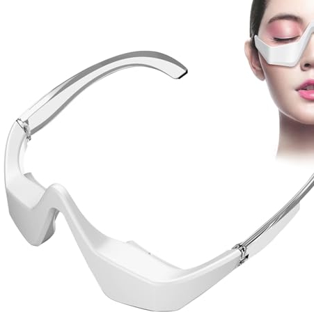Augen Massagegerät, Eye Massager, Massagebrille Hilft Bei Augenringen, 3D Eye Beauty Massager mit Vibration, Latest Firm Tone Eye Care Device for Eye Beauty (A)