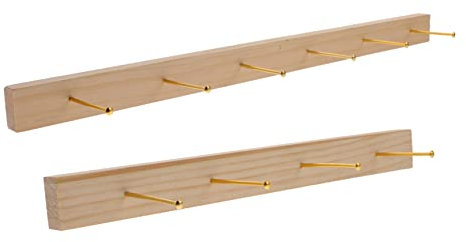 GALPADA Holz Halsketten Halter Schmuck Halter Wandmontiert Halskettenaufhänger Schmuck-organizer Holz Schmuckaufhänger Armbandaufhänger Ohrring-organizer