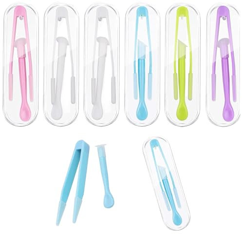 6 pinzette per lenti a contatto, per lenti a contatto, per rimuovere le lenti a contatto, per la casa, Supporto per lenti a contatto, Set di valigie