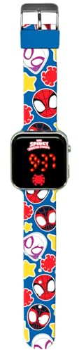Kids Licensing Orologio LED per bambini, Spidey, Spidey