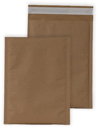 Blake VITA - Eco Honeycomb Padded Envelopes B5+ (260 x 180 mm) - Pack of 100 - FSC Certified - Zero Plastic - Like Bubble Mailers Manilla - Peel and Seal - Recyclable - Jiffy Bags for Shipping (EFD1M)