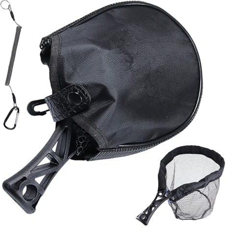 Épuisette de pêche à la Mouche de Bassin pour Eau Douce et salée | Équipement de pêcheur léger pour Truite, Poisson-Chat, Saumon