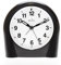 Acctim Sweeper Smartlite Analogue Alarm Clock Non Ticking Sweep Smartlite® Quartz (Black)