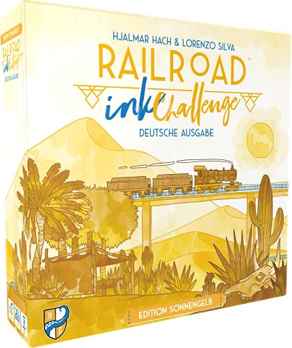 Railroad Ink Challenge: Edition Giallo sole | Horrible Guild | Tedesco | Gioco di dadi | Per 1-4 persone | dai 8 anni in su, giallo