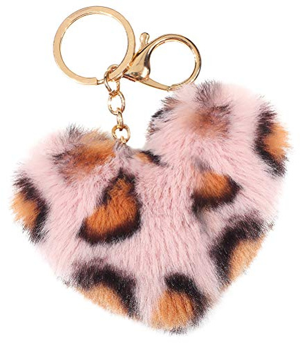 BESPORTBLE 1 Pc Llavero De Amor Relleno De Calcetín De Navidad Rellenos De Calcetín De Navidad Llavero De Peluche De San Valentin Llaveros para Mujer Felpa Perder Moda Pelota De Peluche