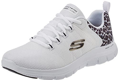 Skechers Flex Appeal 4.0, Damen-Sneaker, Weiß, 38,5 EU