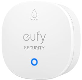 eufy Security Water and Freeze Sensor with Remote Alerts, IP65 Waterproof, 2-Year Battery Life, HomeBase Required, Compatible with HomeBase 2 and 3, Optional 24/7 Protection Service, App Control