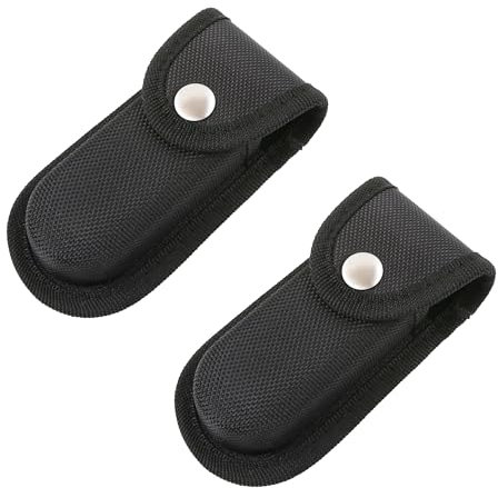 2Pcs Nylon Case with Belt Loop for 4.3inch/11cm Multitool,Knife Sheaths for 4.3inch/11cm Folding Knife,Nylon Pouch for Leatherman Tool,Pocket Knife Holder Holster(Small Size)