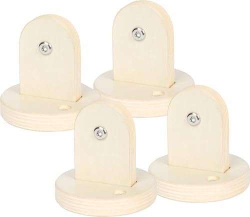 small foot Adattatore per barre da parete in legno “Adventure”, 4 pezzi, gioco di movimento, da 2 anni, 12485