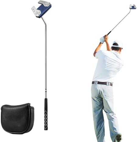 Tewzafiya Putter de golf pour hommes, Putter Club à deux voies,Putter de golf pour hommes pour joueurs droitiers ou gauchers | Putter Club bidirectionnel pour droitiers ou gauchers, putter de pratique