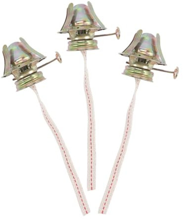 Holibanna Ersatzbrenner Mit Docht Für Öllampen Petroleumlampen Metallbrenner Mit Helligkeitsregler Und Kaminhalter Für Vintage-öllampen Im Innenbereich