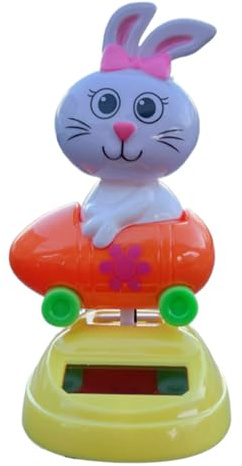 GTFYUDGH Figure danzanti | Coniglio oscillante giocattolo decorativo - Figure danzanti Coniglio,per auto ufficio favori di festa a casa