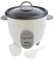 Kitchen Perfected 350W 0.8Ltr Automatic Rice Cooker - Non Stick / Removable Rice Bowl / Warm & Cook Indicators / Toughened Glass Lid / Measuring Cup / Spatula / Recipes Included - White - E3302